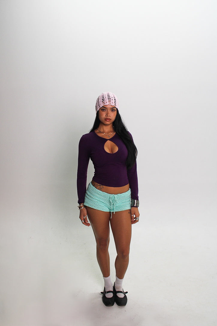 CROCHET MÏNI SHORTS