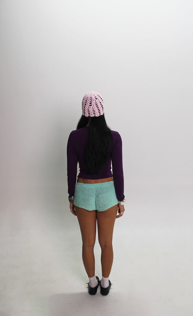 CROCHET MÏNI SHORTS